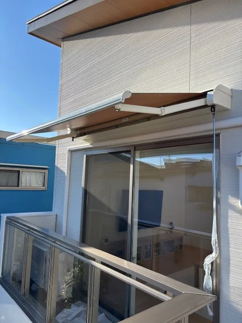 After　テントの色も外装に合わせて