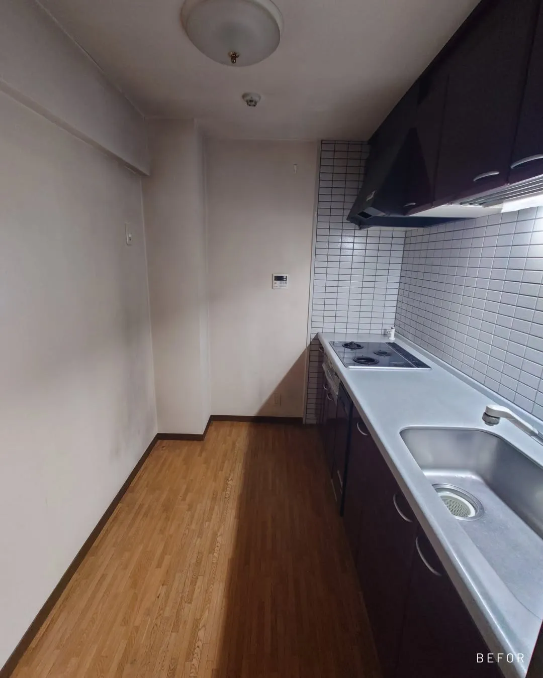 【リノベーション】中古マンション対面化キッチン改修