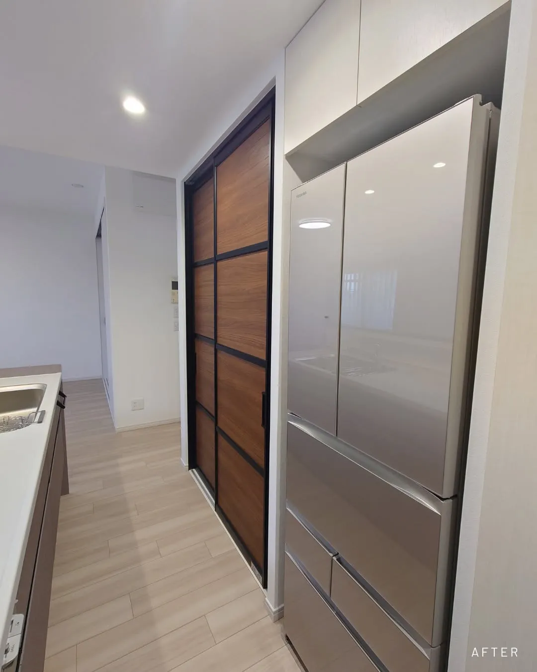 【リノベーション】中古マンション対面化キッチン改修