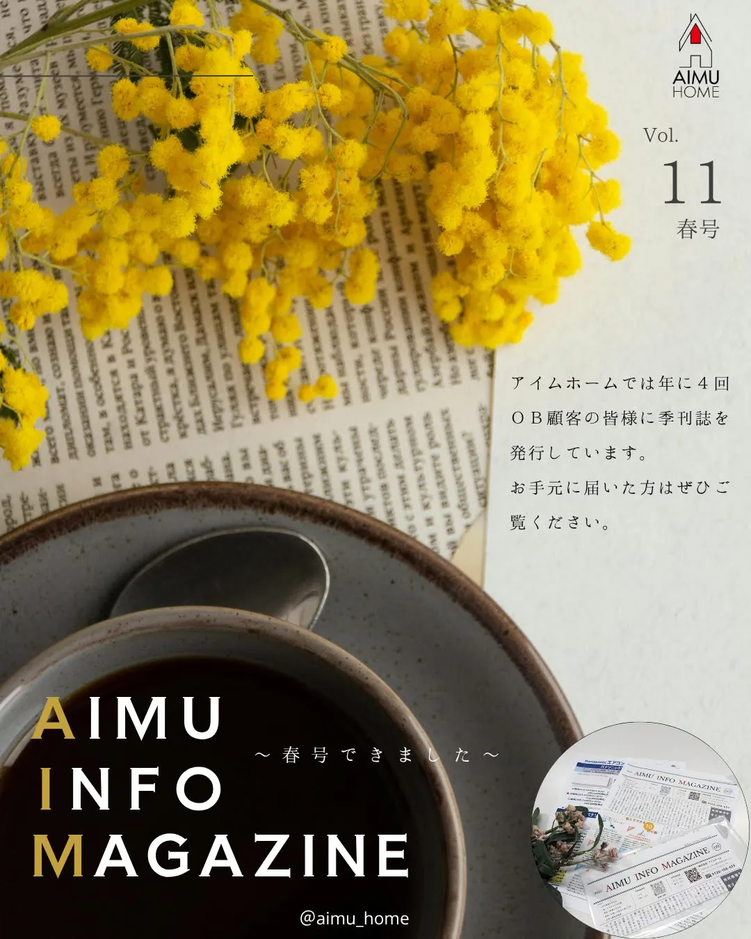 【AIMU INFO MAGAZINE】Vol.11 春号発...