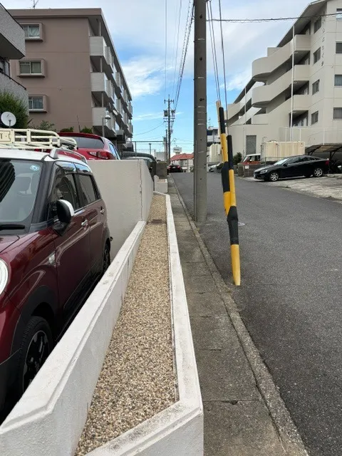 After　雑草処理砂利敷